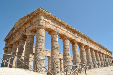 Templo Antiguo Griego En Sicilia