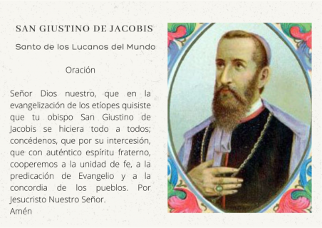 San Giustino De Jacobis, patrono de los lucanos en el mundo